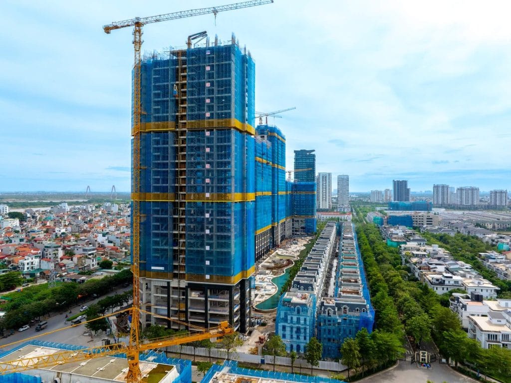 Tiến độ thi công tổng thể dự án Noble Westlake tháng 11/2025